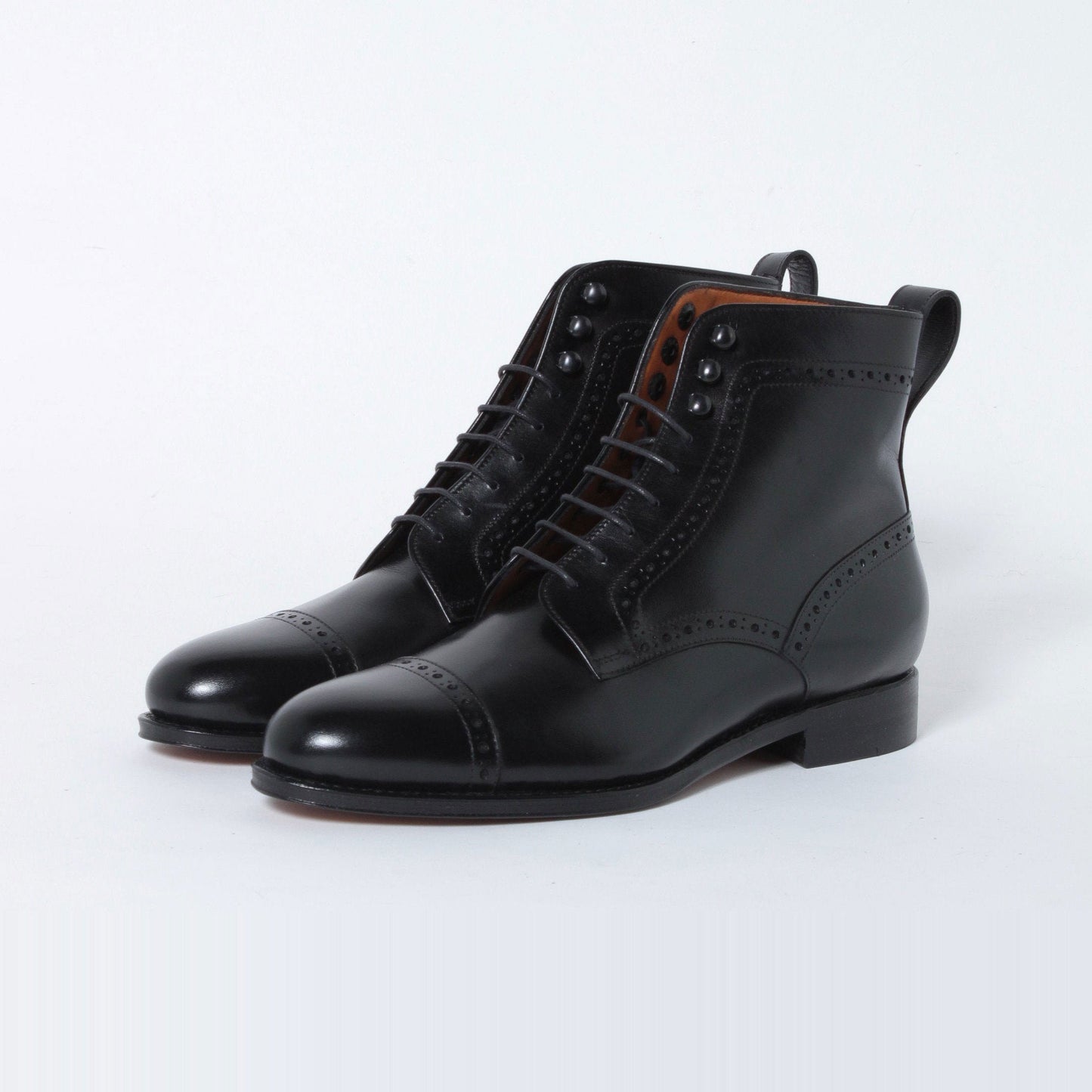 99008 / CALF / BLACK / LEATHERSOLE / UK5.5(24.5cm)