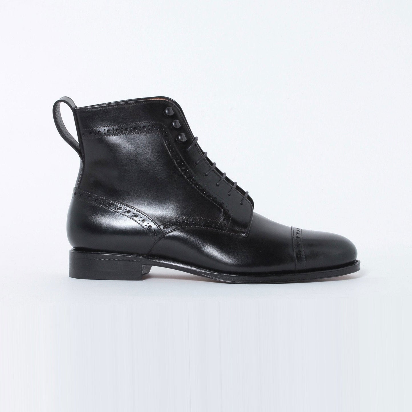 99008 / CALF / BLACK / LEATHERSOLE / UK5.5(24.5cm)