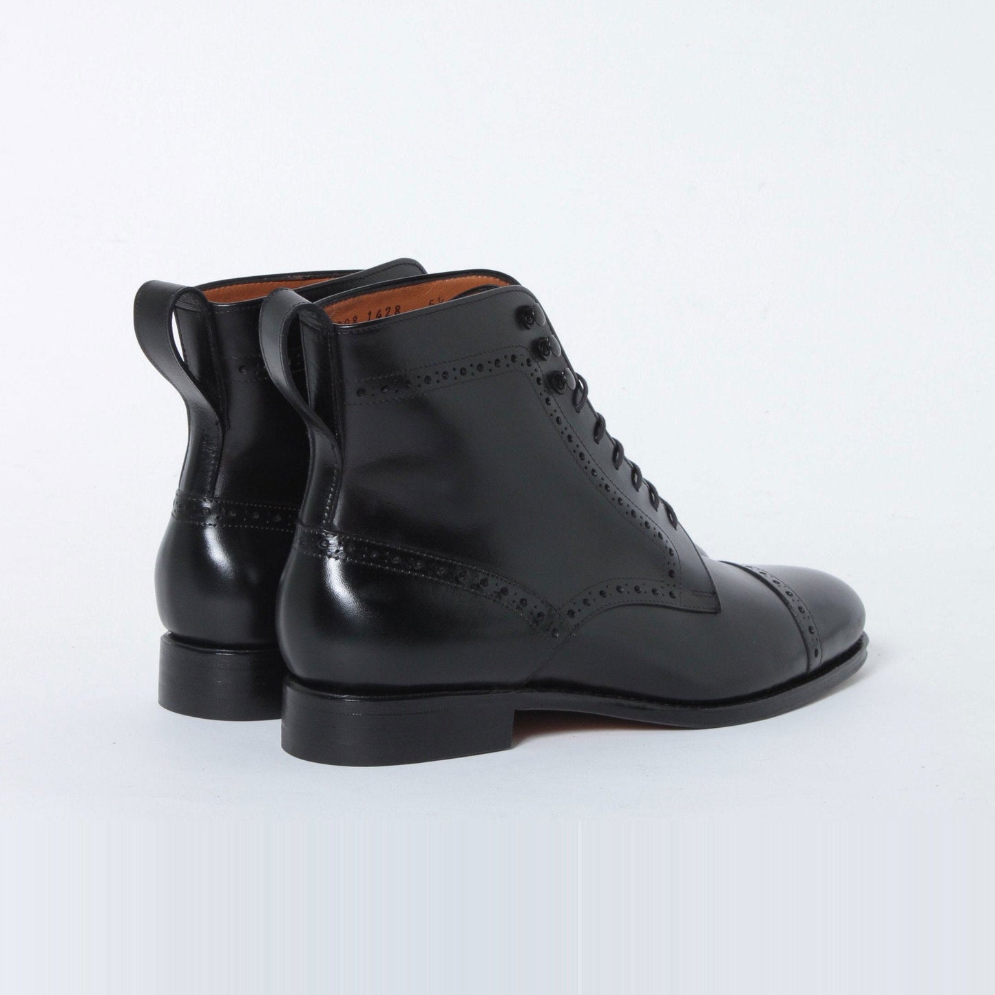 99008 / CALF / BLACK / LEATHERSOLE / UK5.5(24.5cm)