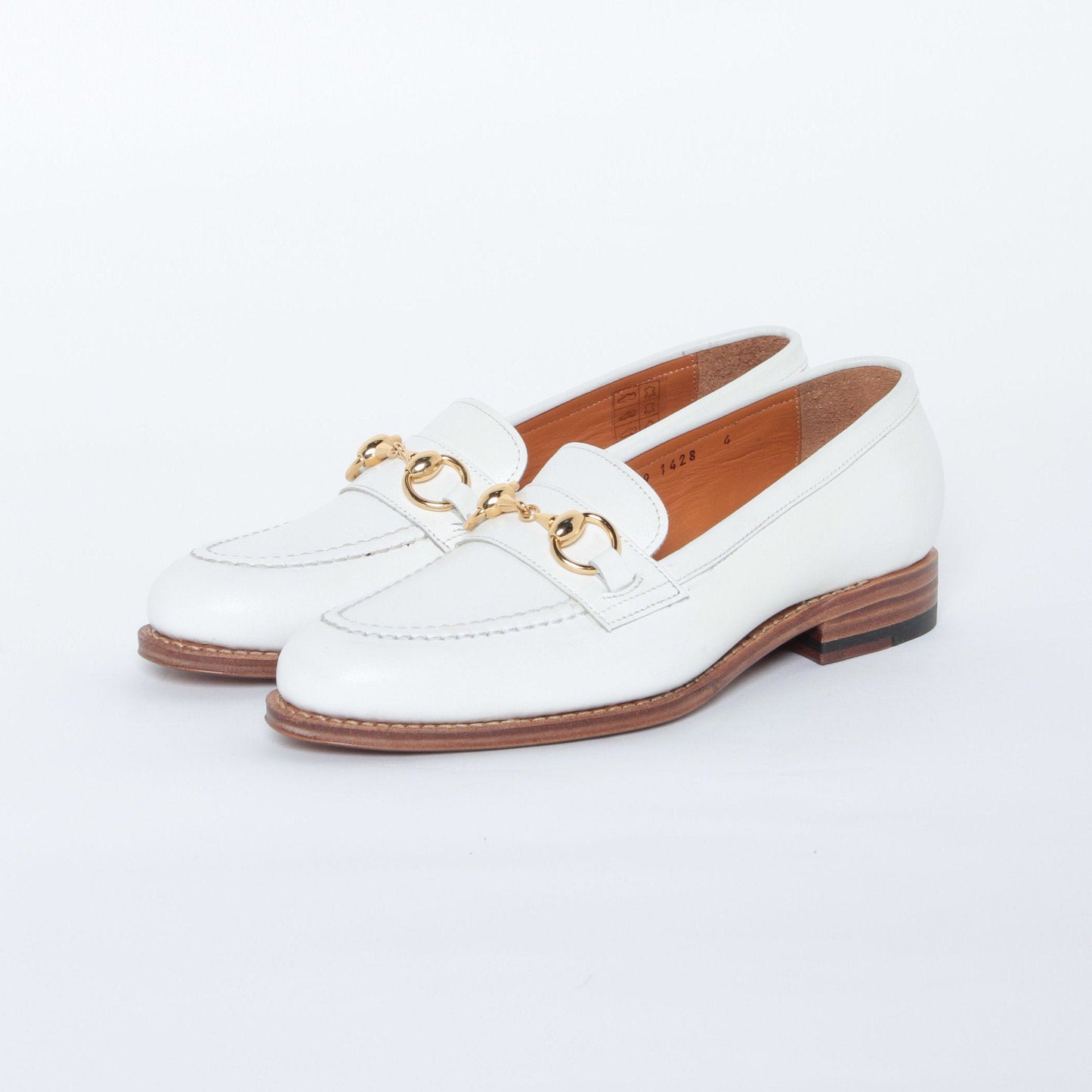 98689 / CALF / WHITE / LEATHERSOLE / UK4.0(23.0cm)