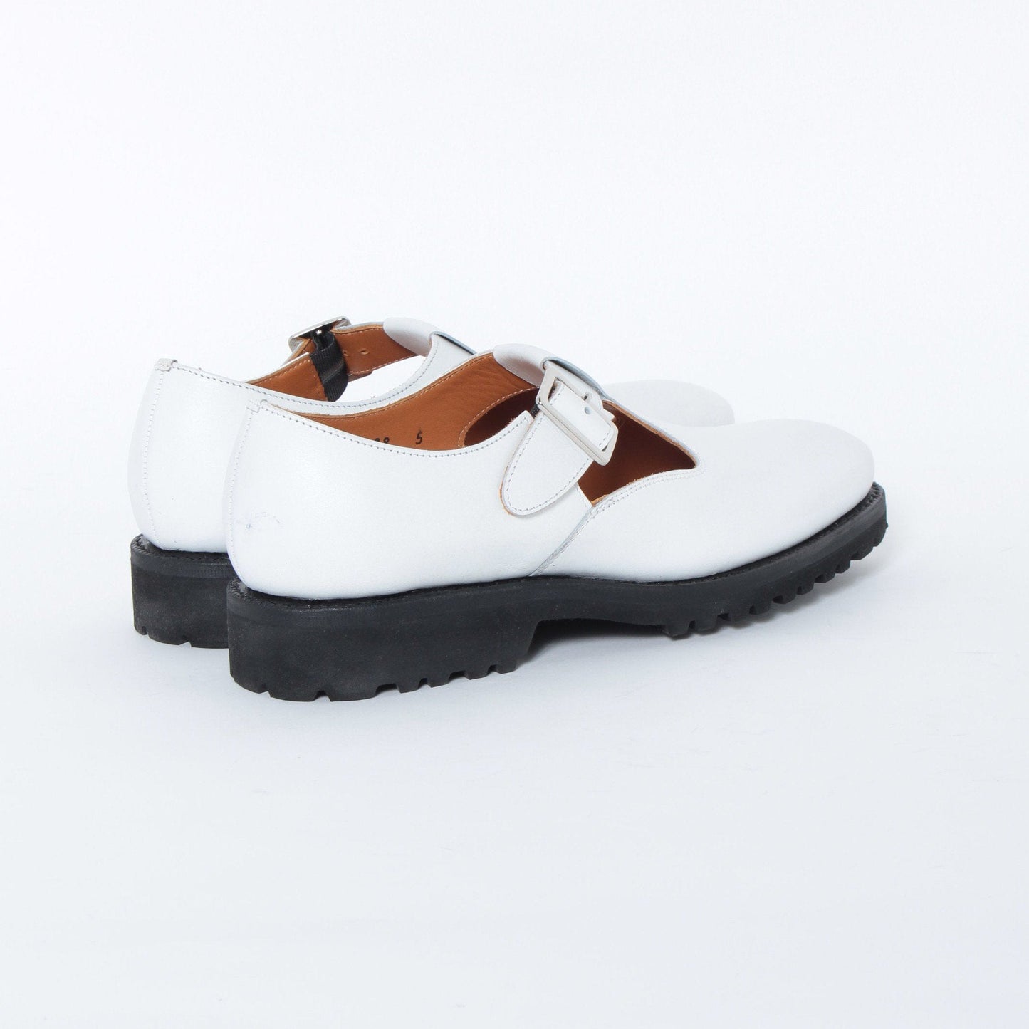 99025 / CALF / WHITE / VIBRAM SOLE / UK5.0(24.0cm)