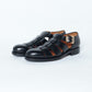 98819 / CALF / BLACK / HALF RUBBER SOLE / UK6.5(25.0cm)