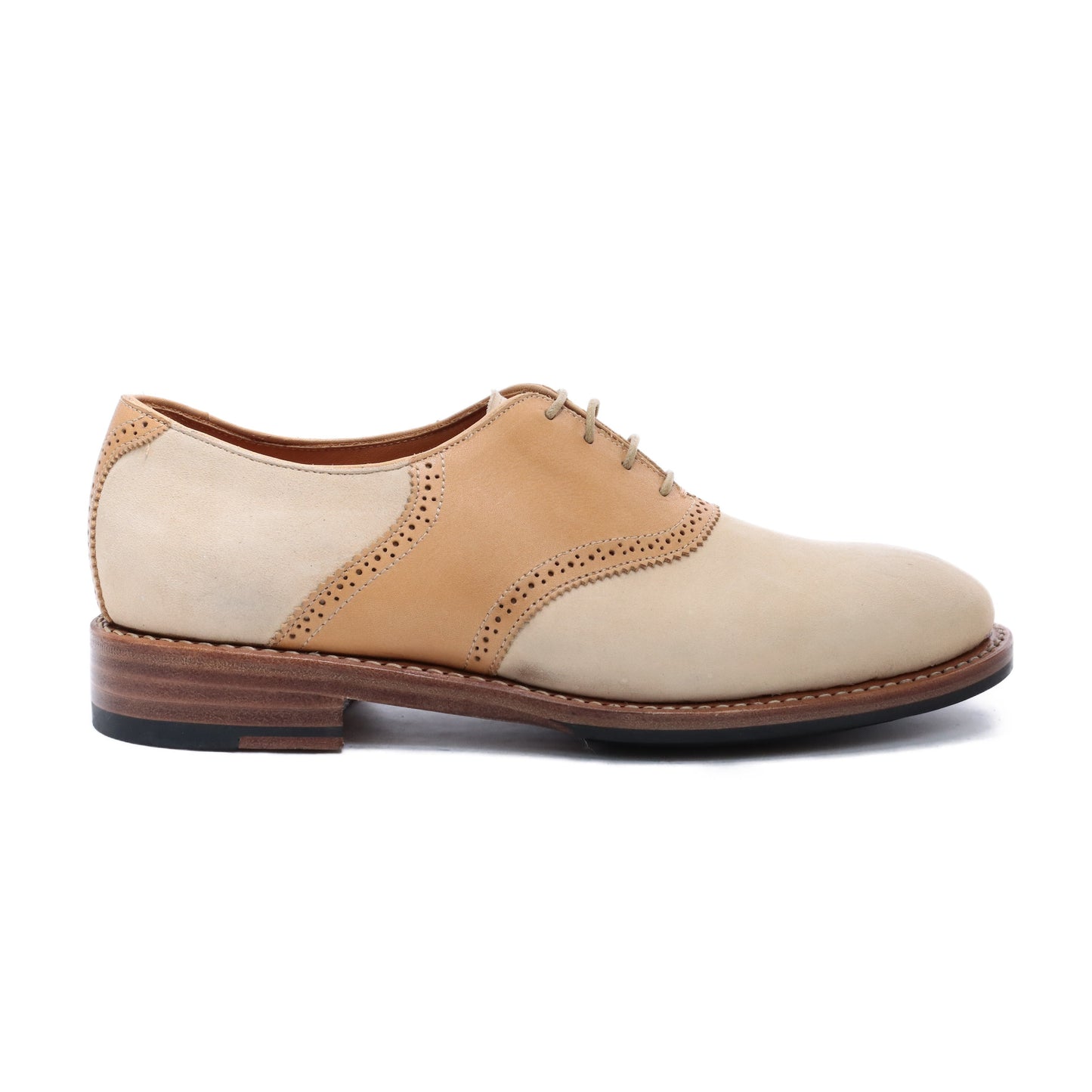 99067 / NUBUCK / BEIGE / HALF RUBBER SOLE / UK4.0(23.0cm)