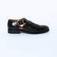 98850 / CALF / BLACK / LEATHER SOLE / UK5.0(24.0cm)