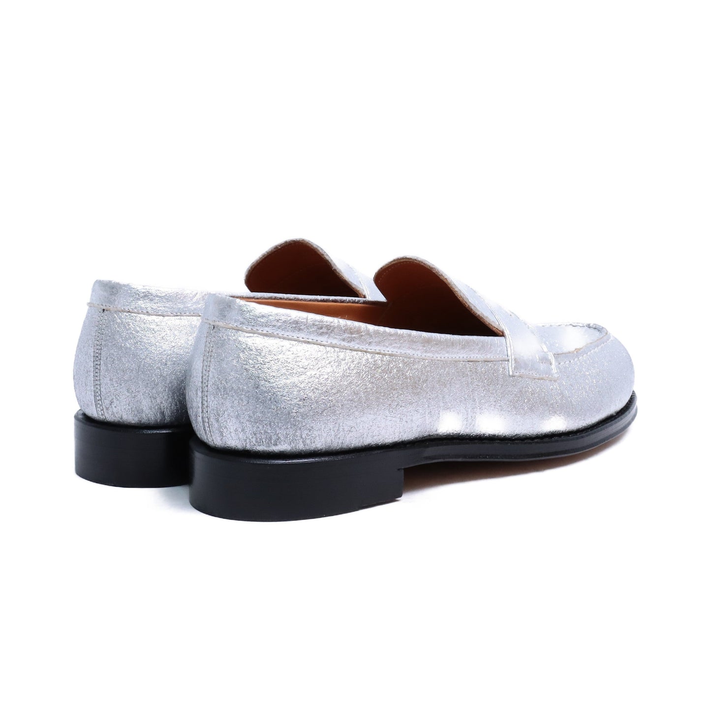 98998 / PINATEX / SILVER / LEATHER SOLE / UK6.5(25.5cm)