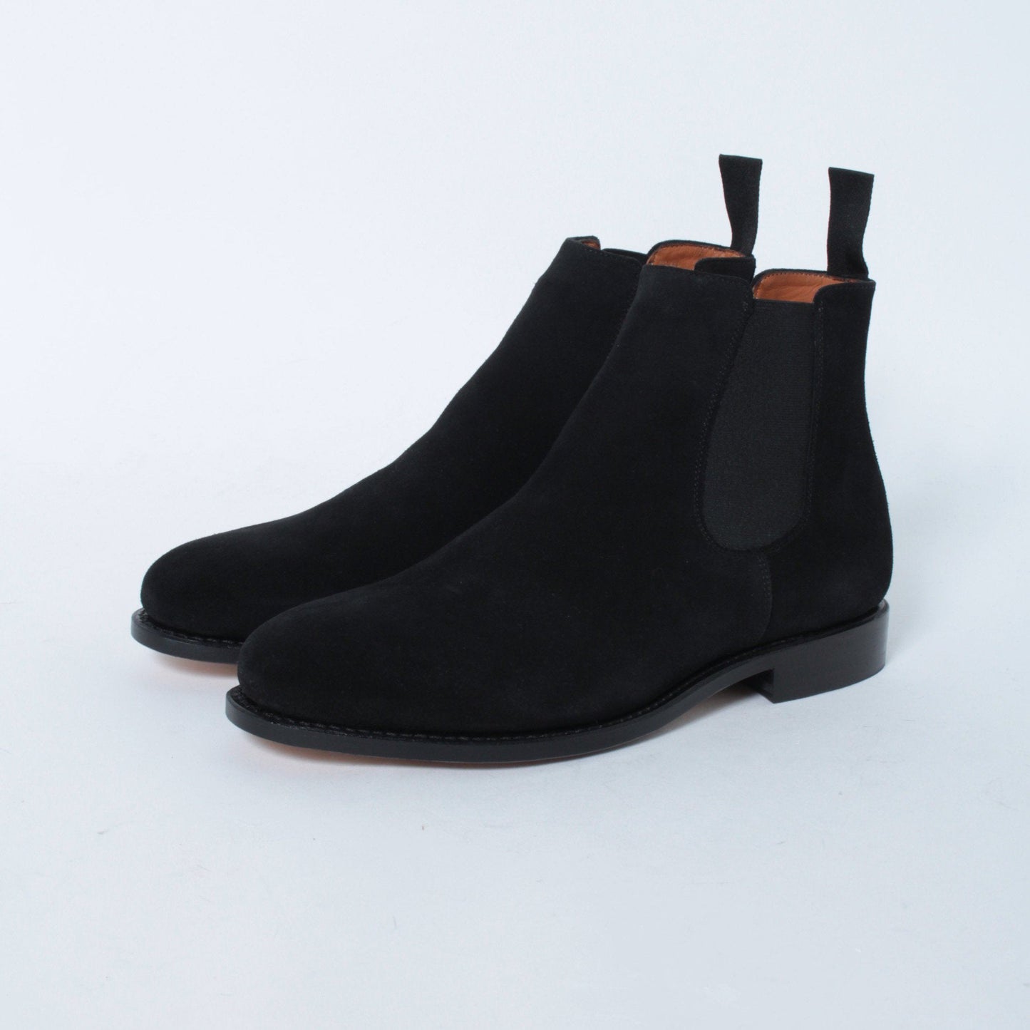 99034 / SUEDE / BLACK / LEATHERSOLE / UK7.5(26.0cm)