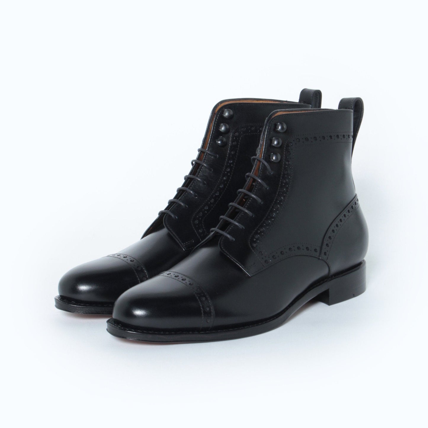 99008 / CALF / BLACK / LEATHERSOLE / UK5.0(24.0cm)