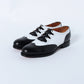 99042 / CALF / BLACK/WHITE / LEATHER SOLE / UK3.5(22.5cm)