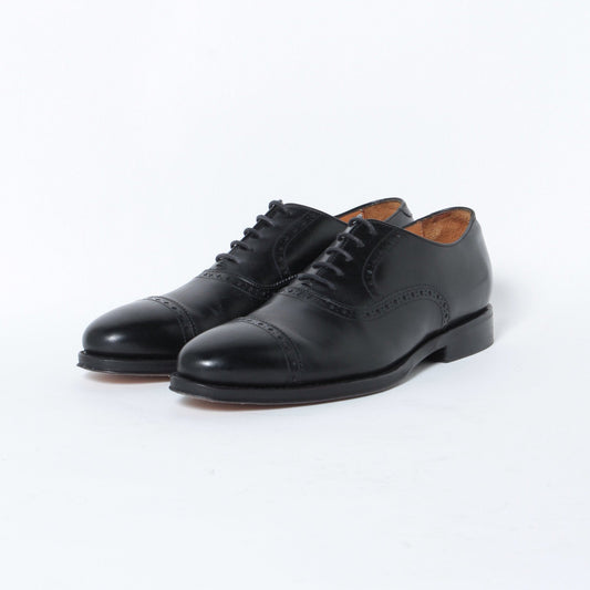 98409 / CALF / BLACK / LEATHER SOLE / UK6.5(25.0cm)