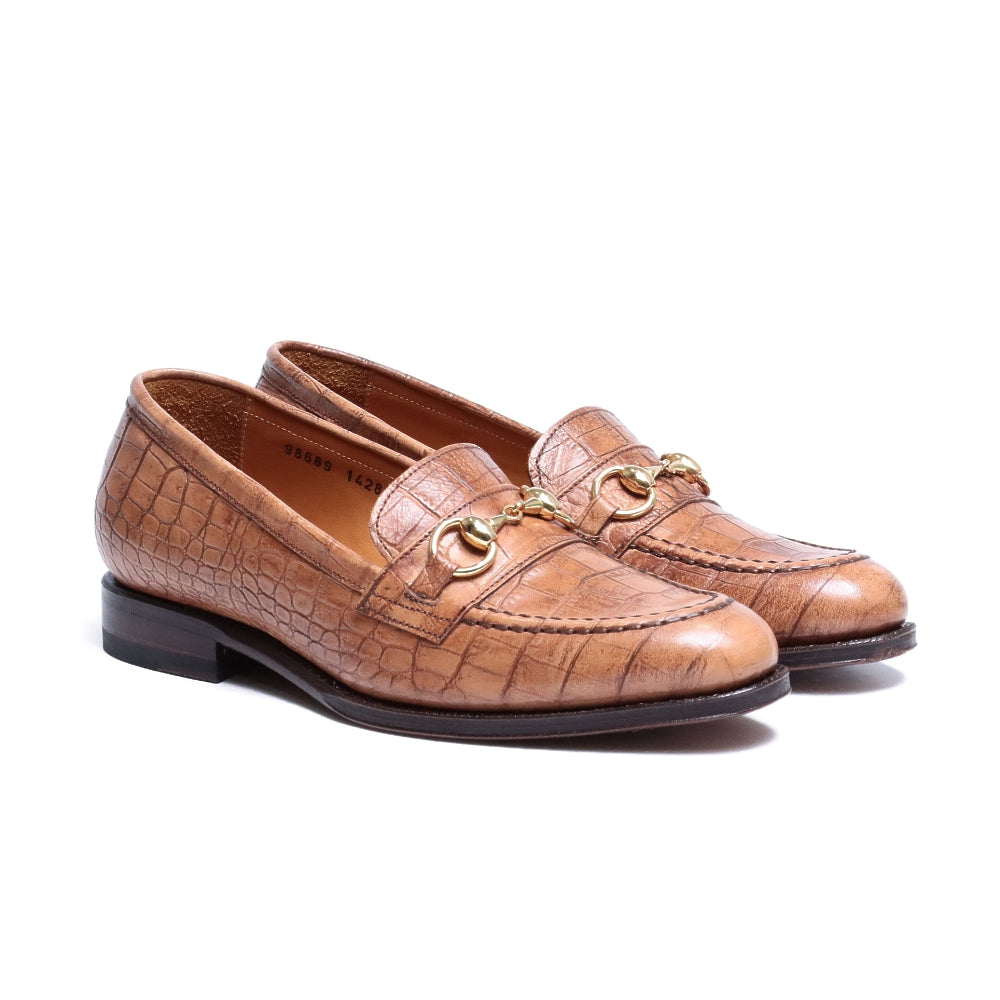 98689 / COCCO STAMP / BROWN / LEATHER SOLE / 6(25.0cm)